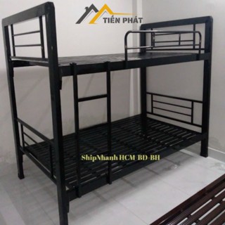 Giường tầng sắt hộp 4/8 Chắc Chắn - MiễnShip-HCM/BD/BH...