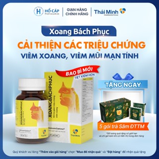[Chính Hãng] Viên Uống Xoang Bách Phục Thái Minh - Thảo Dược Cho Người Viêm Xoang, Viêm Mũi Mạn Tính