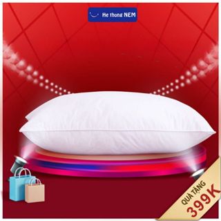 Ruột Gối Hơi Cao Cấp He thong NEM 50x70 Lõi Gối Đầu Bông Gòn Người Lớn Nằm Ngủ Chuẩn Khách Sạn 5 Sao Cao Cấp