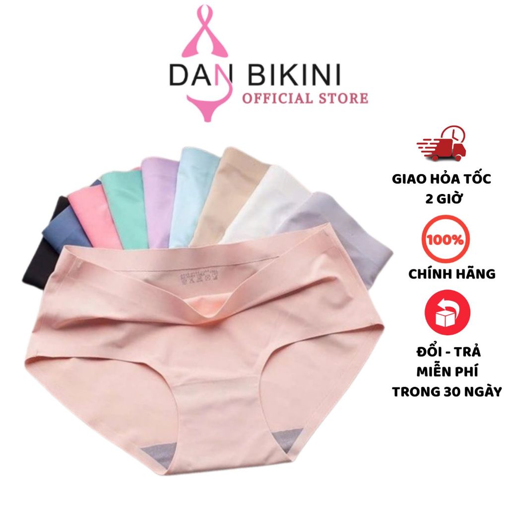 COMBO 5-10 Quần Lót Nữ Đúc Su DANBIKINI Không Đường May Siêu Mỏng Mát Co Giãn 4 Chiều Mã 810