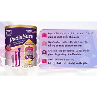 Sữa bột Abbott PediaSure BA 1.6KG (1-10 tuổi)