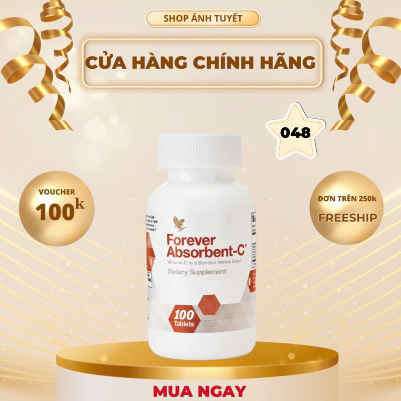 [GIÁ RẺ] Viên uống bổ sung vitamin C Forever Absorbent_C , đẹp da, chống lão hóa, tăng đề kháng  #04