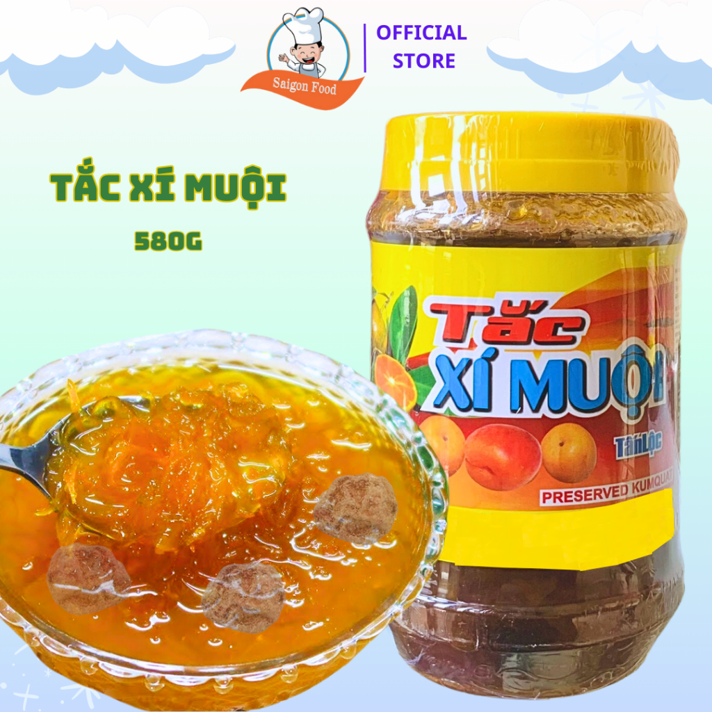 Tắc xí muội TẤN LỘC 580G - SaigonFood