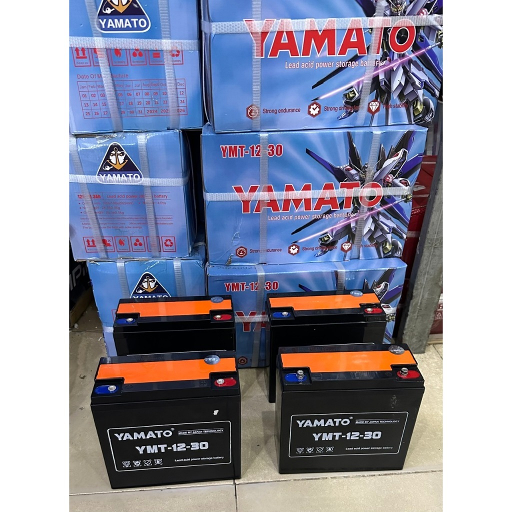4 Bình xe đạp điện 48V 30Ah YAMATO 30A