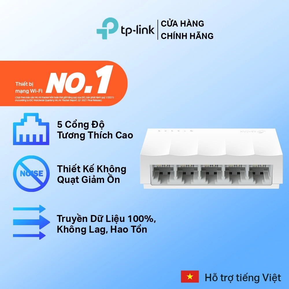 Switch Chia Tín Hiệu Để Bàn 5 cổng TP-Link LS1005 - HÀNG FPT,TCT