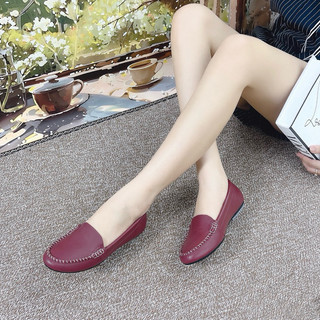 Giày Moka da thật toàn bộ- 1048