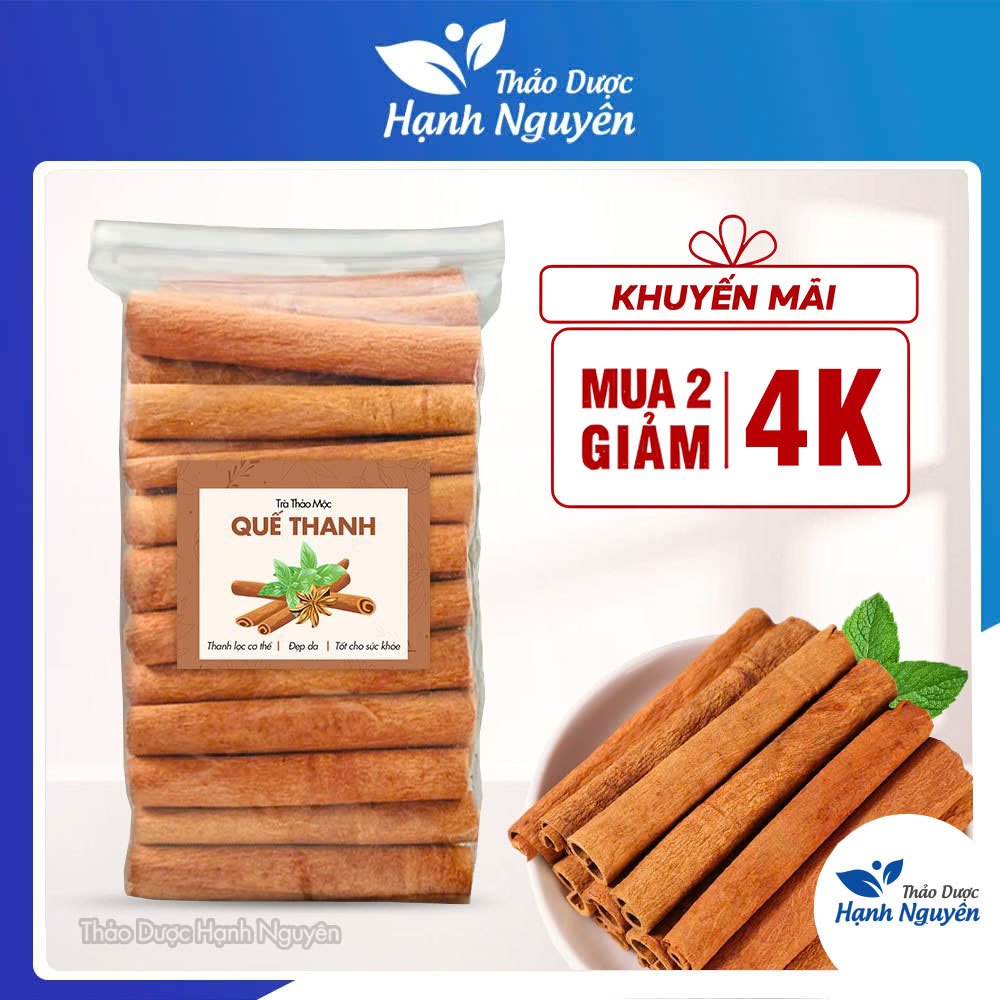 Quế thanh cạo vỏ 100g, quế khô thơm cay, gia vị nấu phở, bò kho, pha trà - Thảo Dược Hạnh Nguyên