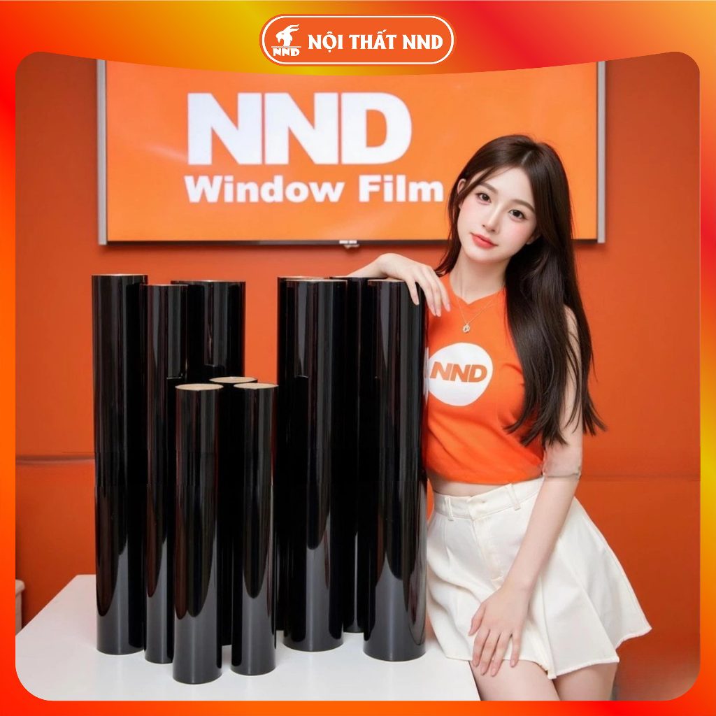 Decal Màu Đen Dán Kính, Dán Xe, Dán Tường Khổ 1.2m