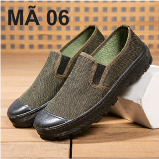 Giày lười bảo hộ lao động đế cao su cách điện chống trơn trượt