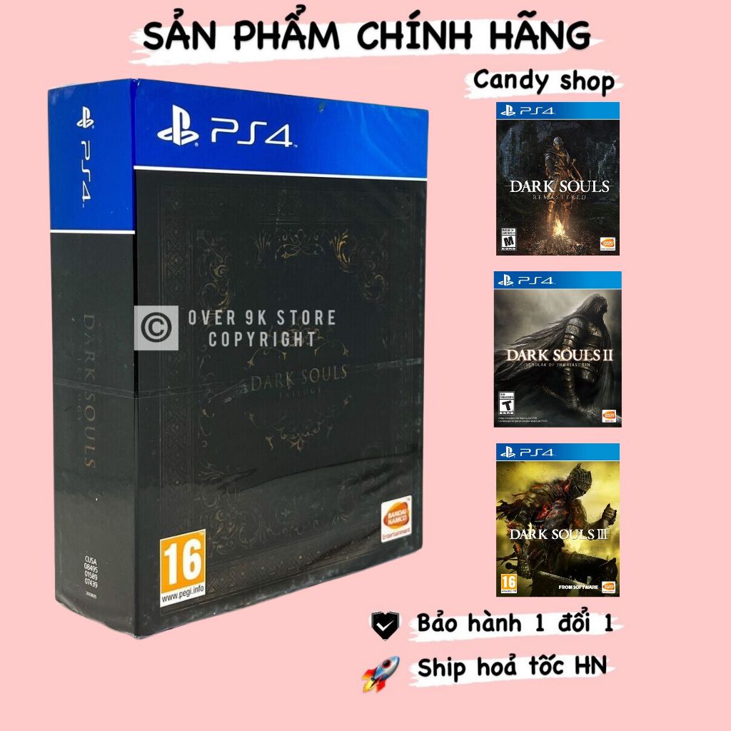 Đĩa Game Dark Souls Trilogy Ps4