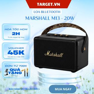 Loa Bluetooth M.S M13 Công Suất Lớn 20W Bass Mạnh, Loa Không Dây Có Nút Xoay Chỉnh Bass/Treb Trust Tech