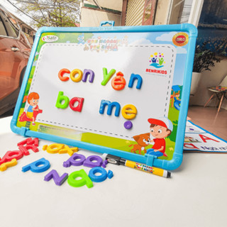 Bảng Chữ Cái Nam Châm Tiếng Việt Kết Hợp Trò Chơi Con Rắn Vui Nhộn Cho Bé Vừa Học Vừa Chơi