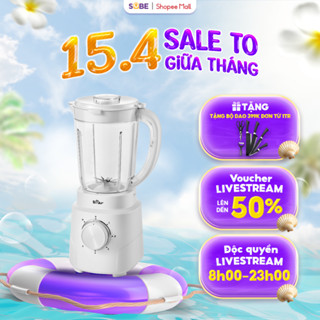 Máy Xay Sinh Tố 1,5L Bear Tích Hợp Máy Xay Thịt Máy Xay Tỏi Ớt 2 Cối Xay Đồ Ăn Healthy Eat Clean SB-MX15L