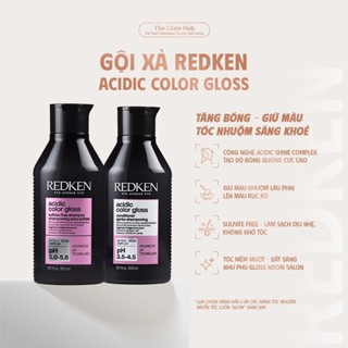 [NEW REDKEN GLOSS] Gội Xả Siêu Bóng Tóc Suôn Mượt Redken Acidic Color Gloss