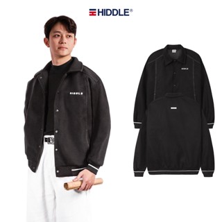 Áo khoác dạ nam cao cấp hàng hiệu HIDDLE 2 lớp ấm áp, dáng varsity sang trọng, có túi trong| H10-AK4