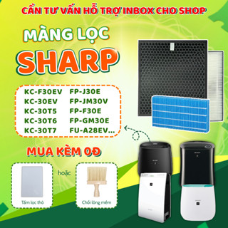 Màng lọc không khí thay thế Mã: FZ-F30HFE, KC-F30EV, 30T5, FP-J30E, JM30V, F30E, GM30E, FU-A28EV,...