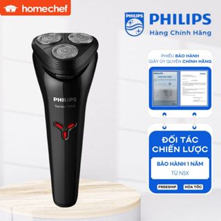 Máy cạo râu khô và ướt du lịch Philips S1103/02, an toàn cho da, bảo hành 2 năm toàn quốc | Giá ưu đãi - Hàng chính hãng