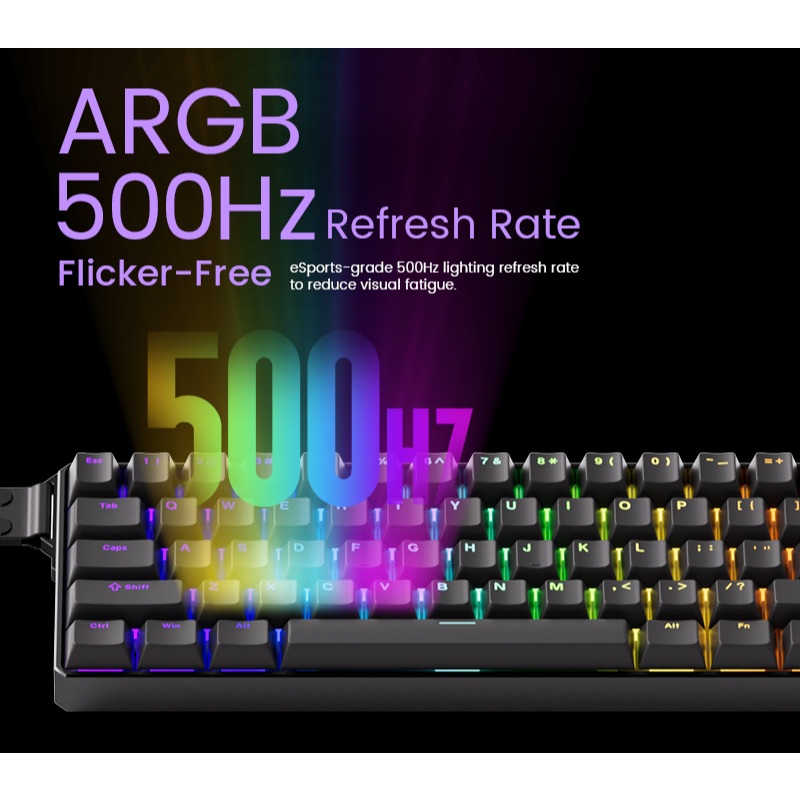 Bàn phím cơ gaming HE MONSGEEK Fun60 Pro - Rapid trigger - Type C - 8K Polling rate | BigBuy360 - bigbuy360.vn