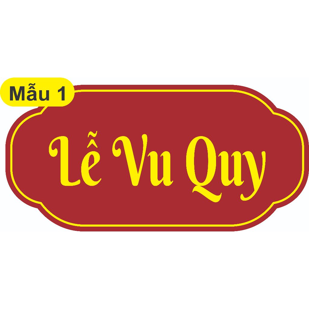 Bảng Gia Tiên Vu Quy,Tân Hôn Treo Cổng, Backrop Cưới, Phụ Kiện Trang Trí Thiết Kế Theo Yêu Cầu | Trầ