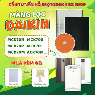 Màng lọc không khí Daikin: ACK70M, ACK70P, ACK70N, TCK70M, MCK70N, MCK70P, MCK70M, MCK70S, MCK70R,..