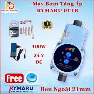 Máy bơm tăng áp Mini RYMARU RY-01TB . 100W 24V.Dùng tăng áp cho 1 thiết bị như vòi sen,máy giặc... BH 1 Năm.