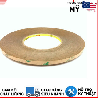 Băng keo 2 mặt 3m 93015 dán cảm ứng dính cao chịu nhiệt 6mmx55m