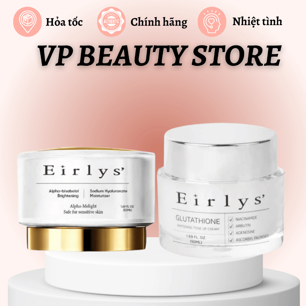 Kem Dưỡng Eirlys' Glutathione Hỗ Trợ Da Trắng Sáng - 50ml
