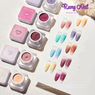 Sơn gel dặm ombre, french Xeijayi nail, gel Gradient móng tay