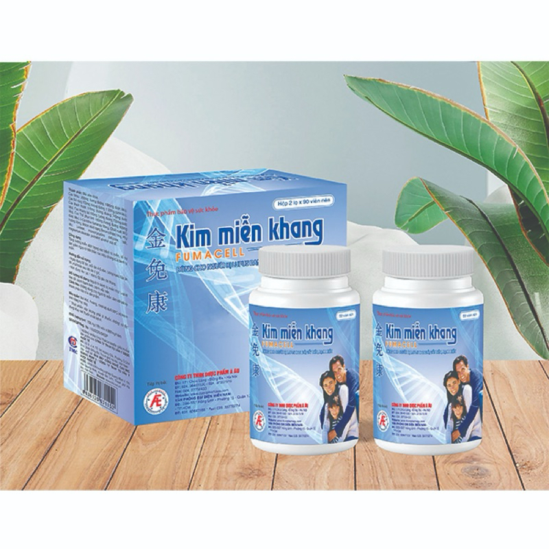 Viên uống Kim Miễn Khang giúp hỗ trợ cải thiện lupus ban đỏ, vẩy nến do tự miễn hộp 90 - 180 viên