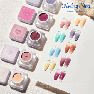 Sơn gel dặm ombre, french Xeijayi nail, gel Gradient móng tay