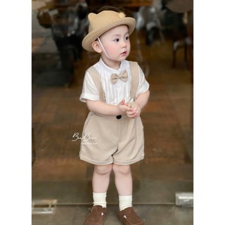 𝐒𝐞𝐭 𝐘𝐞̂́𝐦 - Set Phong Cách Hàn Cho Bé Trai BB06 (Ảnh chính chủ)
