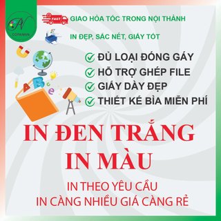 In tài liệu theo yêu cầu trên giấy chất lượng cao