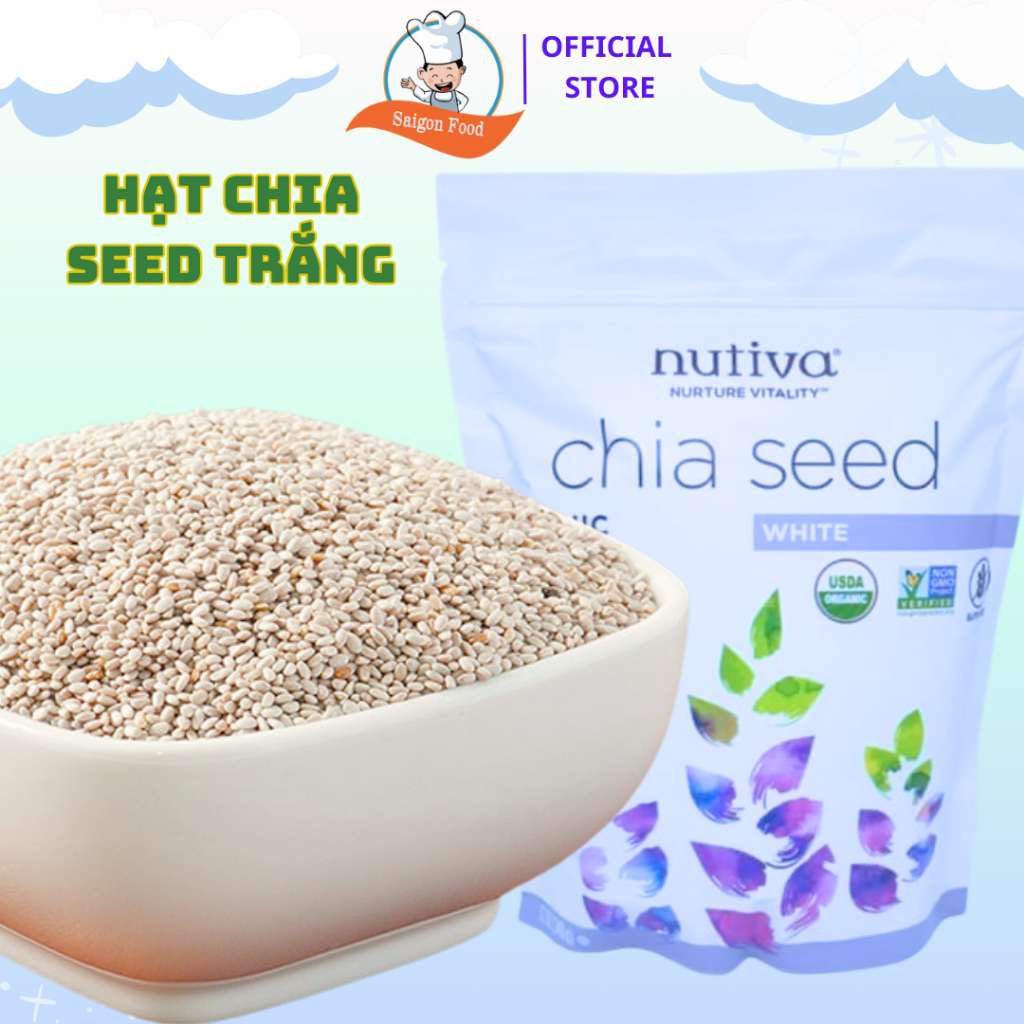 Hạt Chia SEED trắng NUTIVA 340g