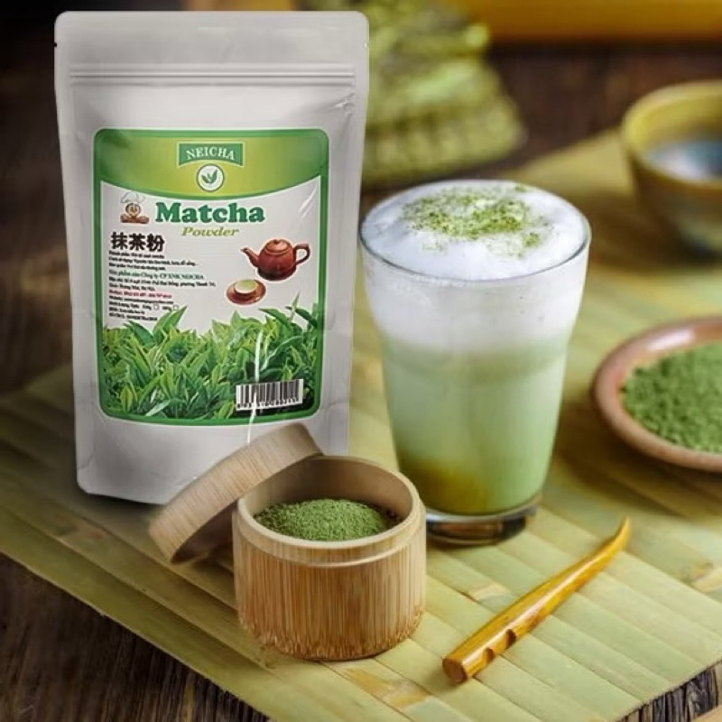 Bột trà xanh Matcha Neicha 50g-100g(tách từ gói 500g)