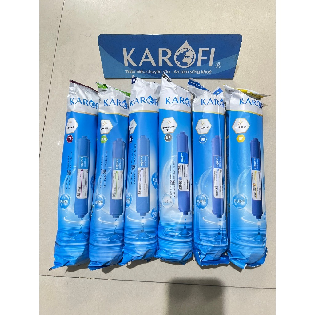 Bộ Lõi Lọc Tạo Khoáng KAROFI - Chính Hãng