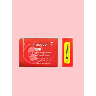Lưỡi Dao Mổ Sterile Doctor Số 11 – Hộp 100 Cái (Loại 1)