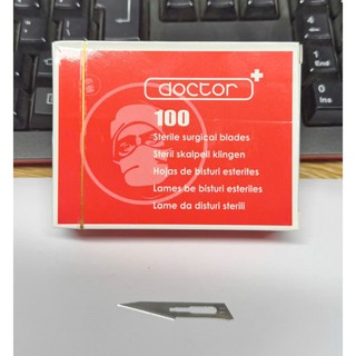 Lưỡi Dao Mổ Sterile Doctor Số 11 – Hộp 100 Cái (Loại 1)