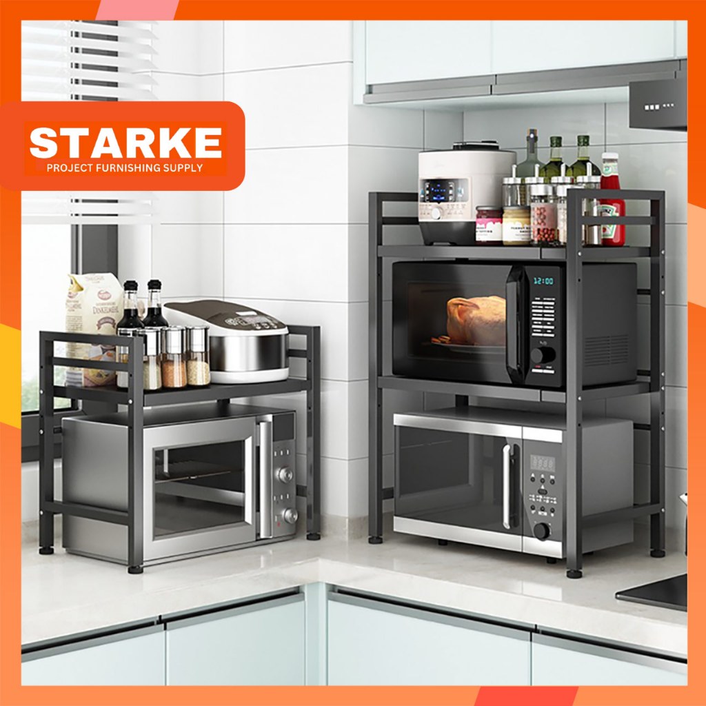 STARKE Kệ Lò Vi Sóng kích thước có thể điều chỉnh 2/3 tầng-Kệ Để Lò Vi Sóng ,Kệ Để Đồ Nhà Bếp