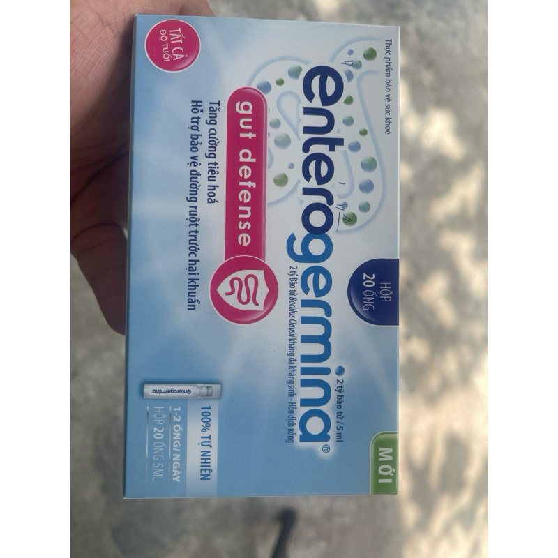 ENTEROGERMINA - 2 tỷ bào tử Bacillus Clausii kháng đa kháng sinh - GUT DEFENSE