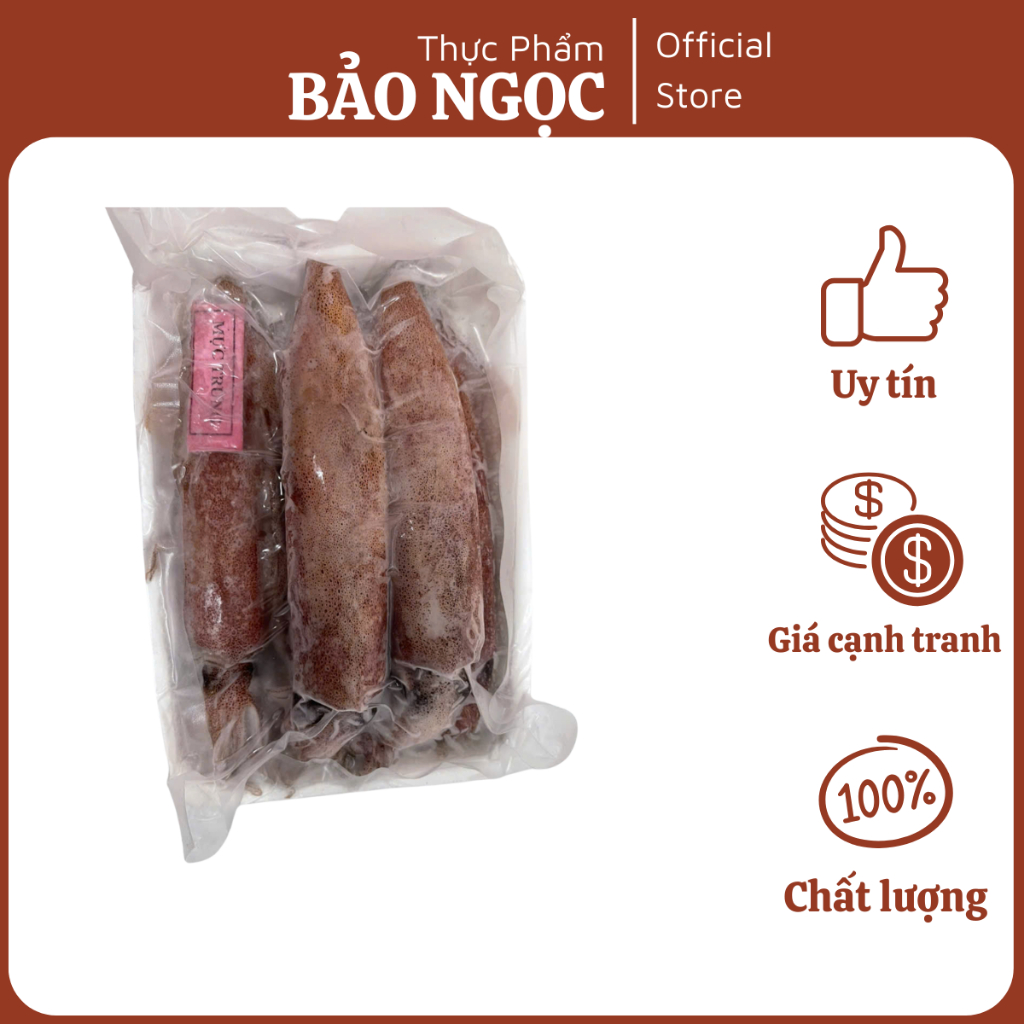 Mực trứng nháy 500gr - đông lạnh sơ chế sạch sẽ (giao hỏa tốc Hà Nội)