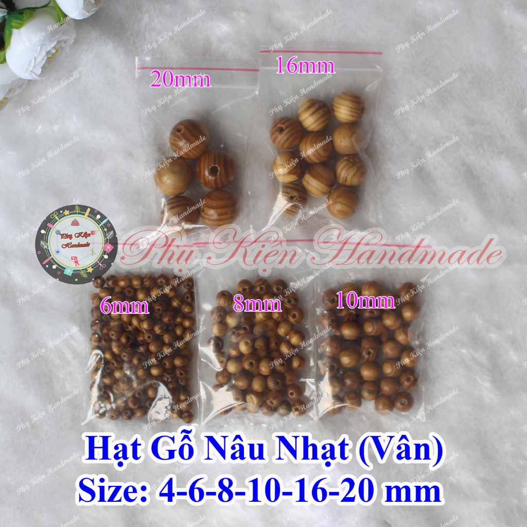 Hạt gỗ nâu nhạt (vân)