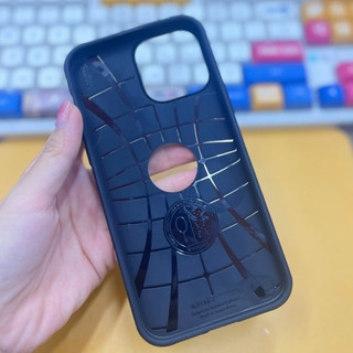 Ốp Lưng cho iPhone 13 Pro Max Spigen Rugged Armor Matte Black