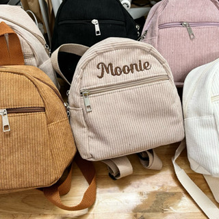   HOẢ TỐC HCM  BALO MINI SIZE 19x19cm THÊU TÊN CHO BÉ BALO SIZE NHỎ DU LỊCH 