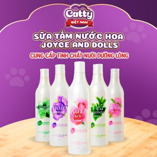 Sữa tắm nước hoa Joyce and Dolls, sữa tắm cho chó mèo làm mượt lông lưu hương lâu 400ml