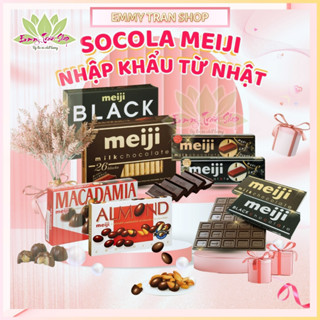  Kẹo Socola MEIJI Milk  Black Chocolate 41g,50g,120g Almond Macadamia Nhập Khẩu Từ Nhật 