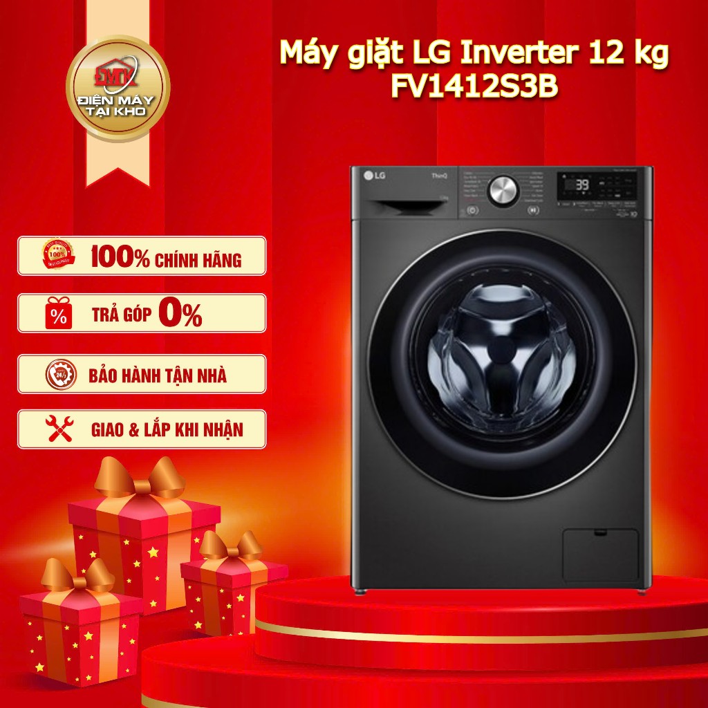 Máy giặt LG Inverter 12 kg FV1412S3B