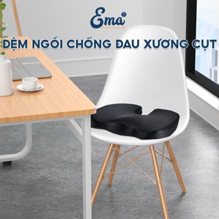 Đệm lót ghế văn phòng chống đau xương cụt Ema - Giảm ê mông, thâm mông, chống trĩ