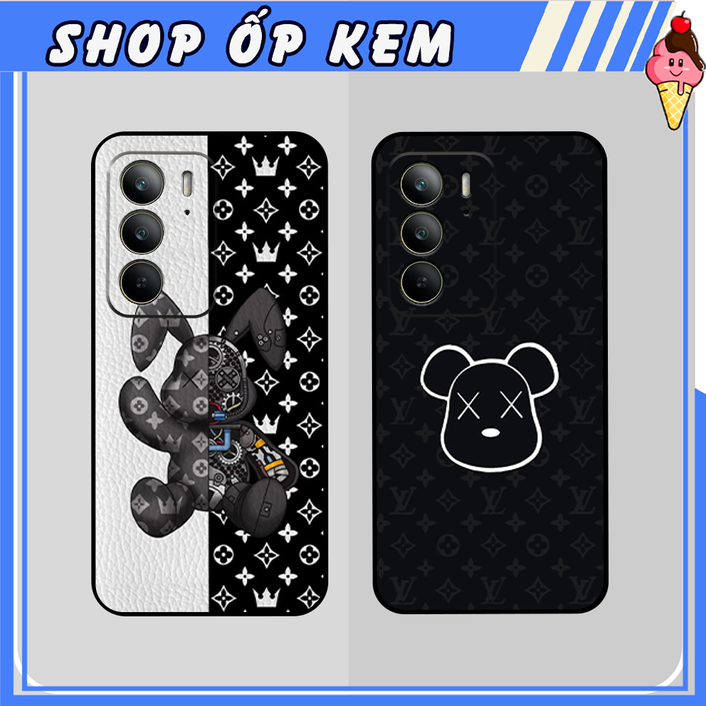 Ốp Lưng Realme C75, C75x In Gấu BE@RBRICK SIÊU DỄ THƯƠNG