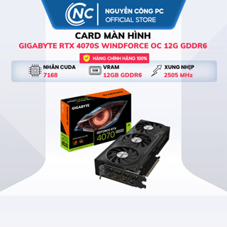 Card màn hình Gigabyte RTX 4070 Super WINDFORCE OC 12GB 3 fan - NEW - BH 36 Tháng