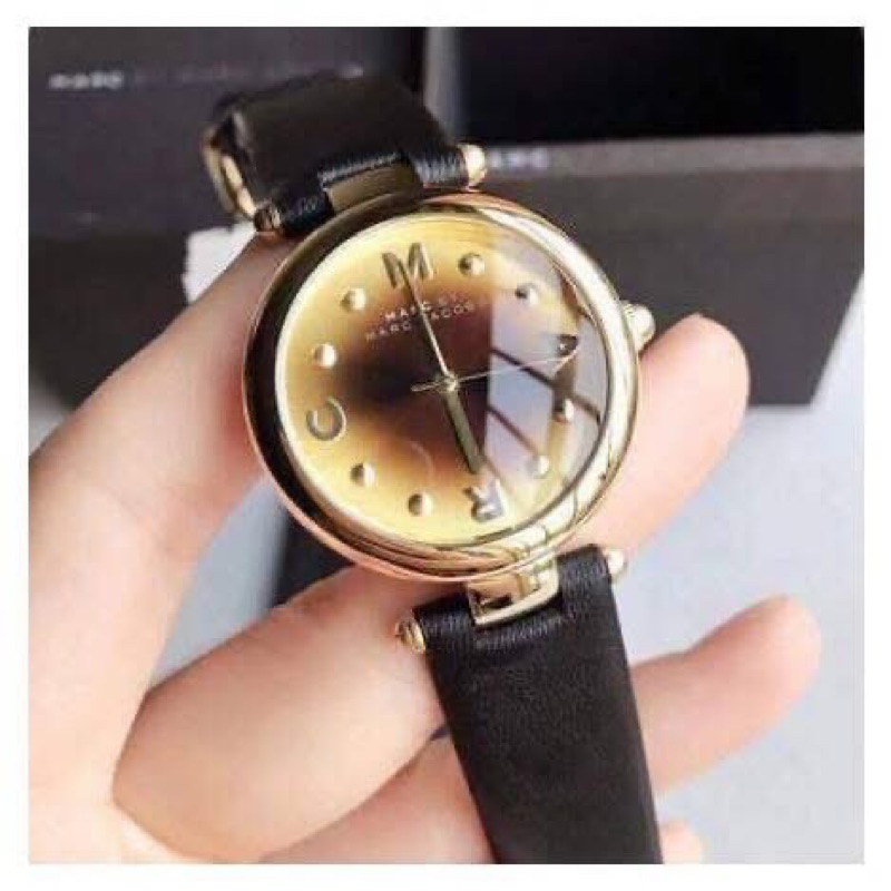 [ Chính Hãng 100%] Đồng Hồ Nữ Marc Jacob MJ1409 (1409) Máy Quartz (Pin) Kính Khoáng Mặt Tròn Siz 34 